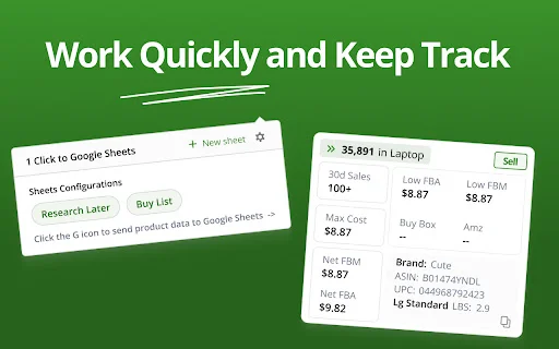 RevSeller: Ang Pinakamahusay na Tool para sa Amazon Sellers - Screenshot 2