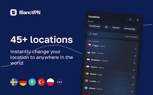 I-download ang BlancVPN – Mabilis at Secure na Proxy para sa Chrome - Screenshot 2
