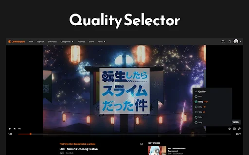 Download Crunchyroll Enhancer – CrOptix – I-improve ang Anime View - Screenshot 1