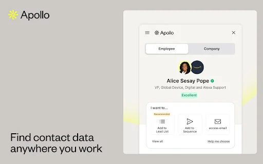 Apollo.io: Hanapin ang B2B Leads at Emails nang Libre – Download - Screenshot 1