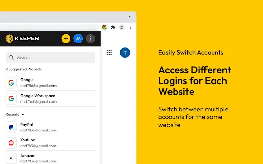 Keeper Password Manager: Secure na Proteksyon ng Password - Screenshot 4