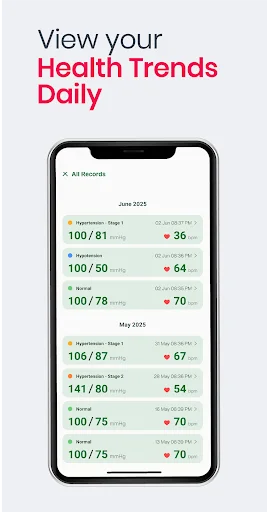 Blood Pressure App: BP Logger – I-download ang Pinakamahusay na Tracker - Screenshot 3