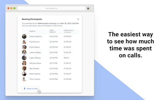 Download Google Meet Attendance List – Subaybayan ang Attendance - Screenshot 2