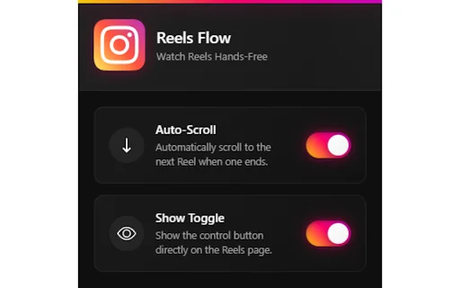 Reels Flow: Auto Scroll para sa Instagram Reels – Libreng Download - Screenshot 1