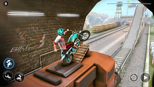 I-download ang Animal Bike Stunt Racing Games – Libreng Stunt Game - Screenshot 7