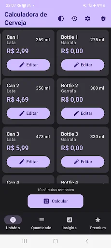 I-download ang Calculadora de Cerveja – Matalinong Pagpili ng Beer - Screenshot 3