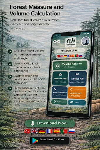I-download ang Timber & Wood Vol Calculator – Kalkulahin ang Kahoy - Screenshot 1