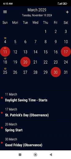 Download US Calendar 2026 – Libreng Holiday Planner at Reminder - Screenshot 10