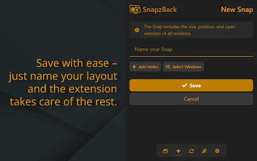 SnapzBack: I-save ang Iyong Chrome Layout – Libreng I-download - Screenshot 2