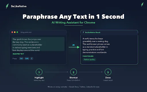 BeLikeNative: AI Writing Assistant – I-download ang Libreng Tool - Screenshot 2