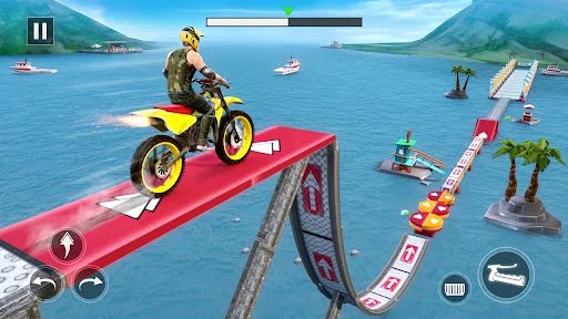 I-download ang Animal Bike Stunt Racing Games – Libreng Stunt Game - Screenshot 11