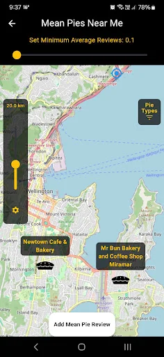 I-download ang Mean Pies App – Humanap ng Pinakamasarap na Pie - Screenshot 2