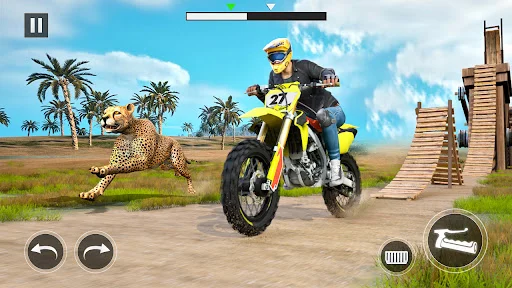 I-download ang Animal Bike Stunt Racing Games – Libreng Stunt Game - Screenshot 1