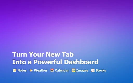 New Tab Widgets: Gawing Personal Dashboard ang Iyong Browser - Screenshot 1