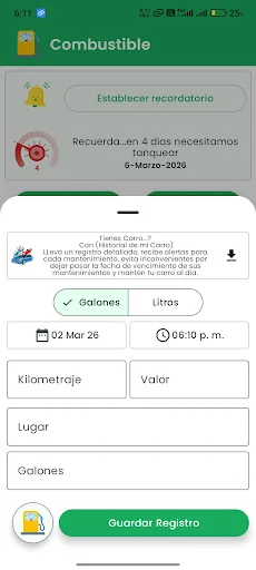 I-download ang Historial Moto Mantenimiento – Maintenance Tracker - Screenshot 3