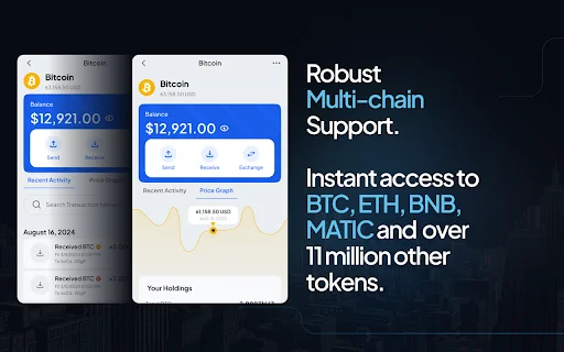 I-download ang Hero Wallet – Ligtas na Multi-Chain Crypto Wallet - Screenshot 2