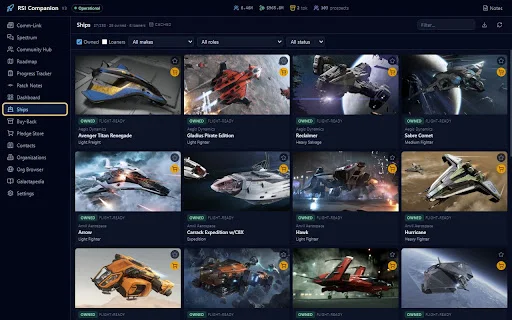 I-download ang RSI Companion para sa Star Citizen – Libreng Tool - Screenshot 2