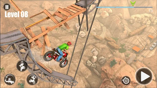 I-download ang Animal Bike Stunt Racing Games – Libreng Stunt Game - Screenshot 12