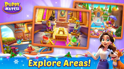 I-download ang Puppy Match: Match 3 Game – Maglaro at Mag-decorate - Screenshot 24