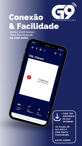 I-download ang G9 Telecomunicações – Pamahalaan ang Account Mo - Screenshot 1