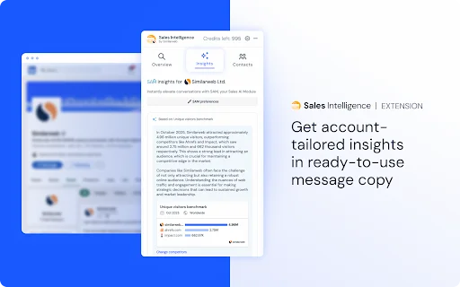 Similarweb Sales Extension: Hanapin ang Leads at Insights - Screenshot 2