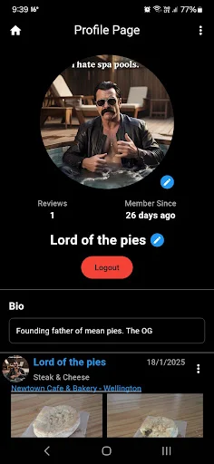 I-download ang Mean Pies App – Humanap ng Pinakamasarap na Pie - Screenshot 4