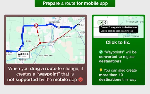 Google Maps Extended Routes – I-download ang Pinakamahusay na Route Planner - Screenshot 4