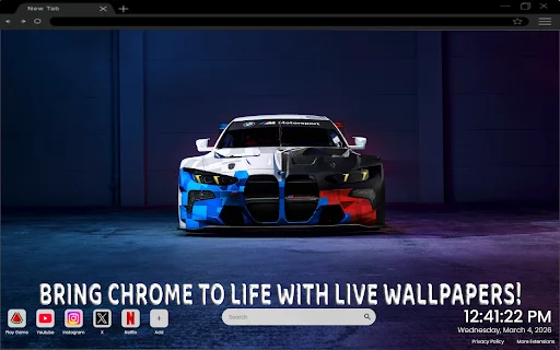 I-download ang BMW M4 Live Wallpaper – High Performance Theme - Screenshot 2