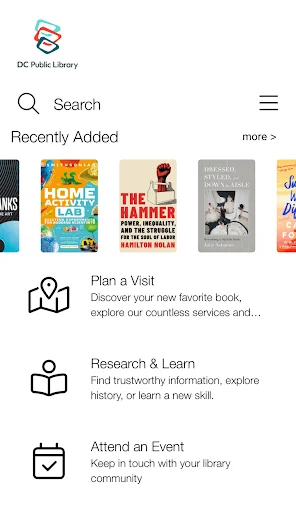 I-download ang DC Public Library App – Libreng Access sa E-Books - Screenshot 1