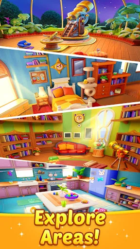 I-download ang Puppy Match: Match 3 Game – Maglaro at Mag-decorate - Screenshot 4