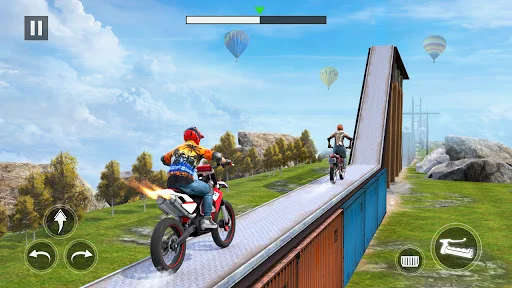 I-download ang Animal Bike Stunt Racing Games – Libreng Stunt Game - Screenshot 2