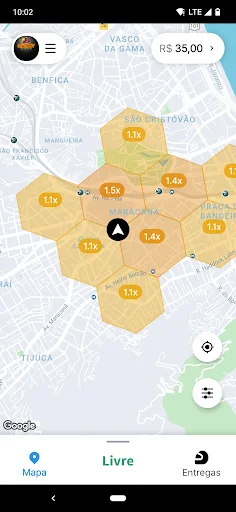 I-download ang Starboy – Entregador: Mabilis at Ligtas na Rider App - Screenshot 1
