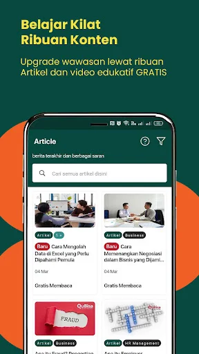I-download ang QuBisa App: Online Learning Platform para sa Lahat - Screenshot 3