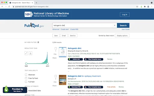 I-download ang LibKey Nomad: Mabilis na Access sa Scholarly Articles - Screenshot 2