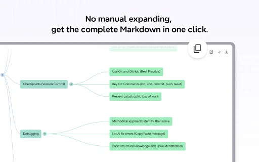 I-download ang NotebookLM MindMap Exporter – I-convert ang Notes sa Xmind - Screenshot 2