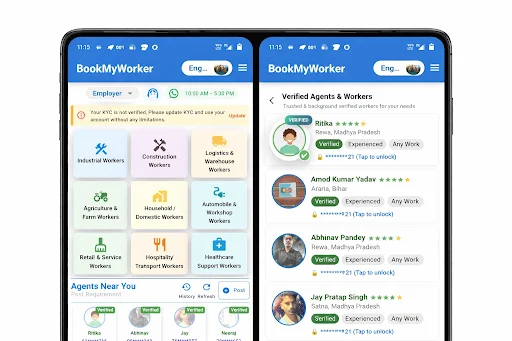 I-download ang Book My Worker – Humanap ng mga Skilled Worker Ngayon - Screenshot 1