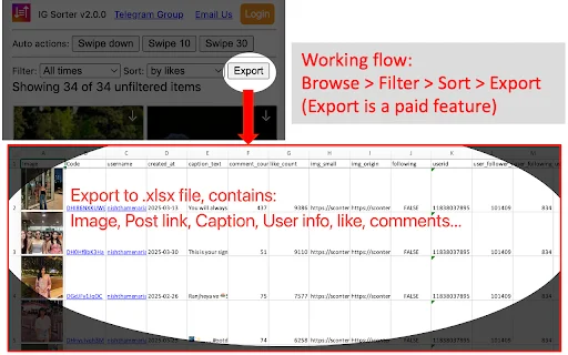 Sort Feed for Instagram: I-sort at I-download ang IG Reels - Screenshot 5