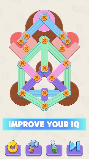 I-download ang Screw It Out: Wood Puzzle – Hamunin ang Iyong Utak - Screenshot 5