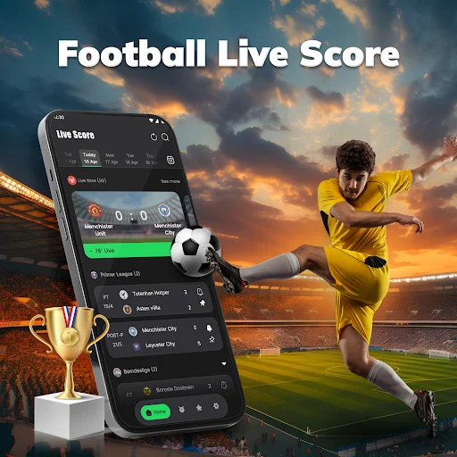 I-download ang Amazic Football Live Scores – Update sa Bawat Laro - Screenshot 1