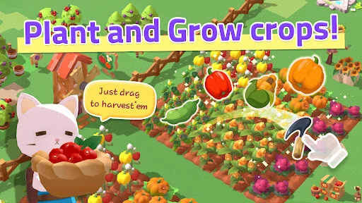I-download ang The Secret of Cat Island – Cute Farming Game - Screenshot 2