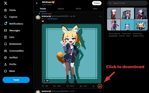 Media Harvest: I-download ang X (Twitter) Media nang Mabilis - Screenshot 1