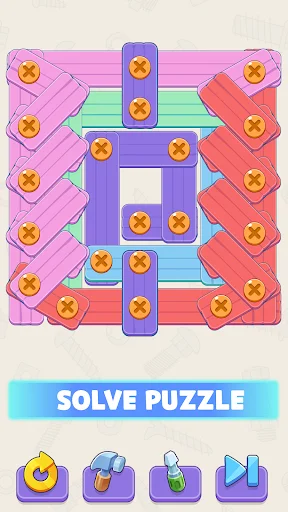 I-download ang Screw It Out: Wood Puzzle – Hamunin ang Iyong Utak - Screenshot 16