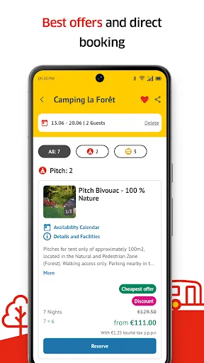 I-download ang PiNCAMP Camping by ADAC – Mag-book ng Campsites - Screenshot 4