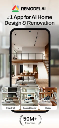 Remodel AI – Pinakamahusay na AI Interior at Exterior Design App - Screenshot 1