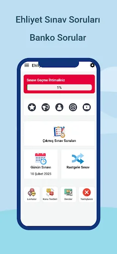 Download Ehliyet Sınav Soruları 2026 – Libreng Reviewer App - Screenshot 1