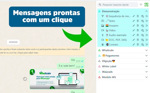 WhaScale: Pinakamahusay na CRM para sa WhatsApp Web – I-download Ngayon - Screenshot 3