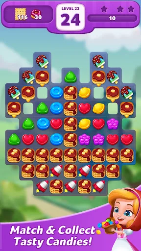 I-download ang Lollipop: Sweet Taste Match 3 – Libreng Puzzle Game - Screenshot 28