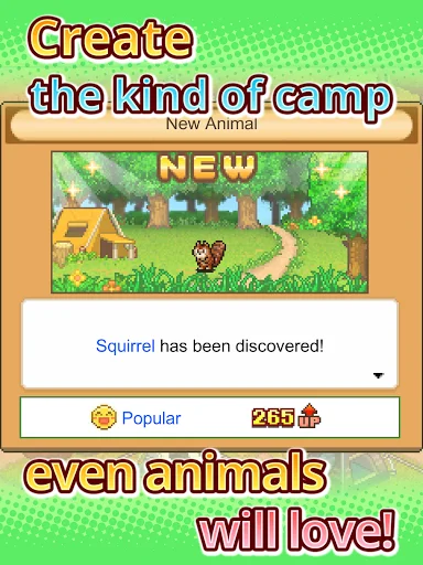I-download ang Forest Camp Story – Pixel Art Sim Game Libre - Screenshot 23