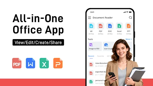 I-download ang Document Reader – PDF Editor – All-in-one na Solution - Screenshot 1
