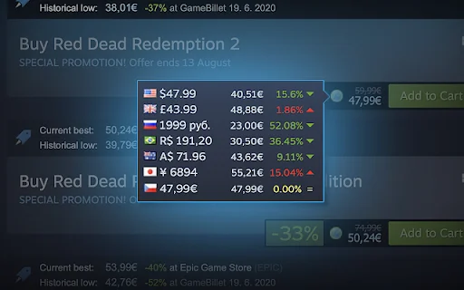 I-download ang Augmented Steam: Pinakamahusay na Steam Tool - Screenshot 1